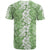 Hawaiian Lei Day T Shirt Green Hibiscus Flowers Lei Art