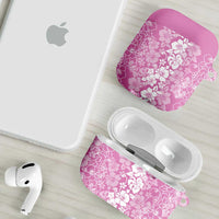 Hawaiian Lei Day AirPods Case Pink Hibiscus Flowers Lei Art - Polynesian Pride