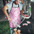 Hawaiian Lei Day Apron Pink Hibiscus Flowers Lei Art - Polynesian Pride