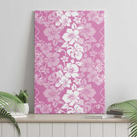Hawaiian Lei Day Canvas Wall Art Pink Hibiscus Flowers Lei Art LT9 - Polynesian Pride