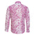 Hawaiian Lei Day Family Matching Puletasi and Hawaiian Shirt Pink Hibiscus Flowers Lei Art