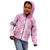Hawaiian Lei Day Kid Hoodie Pink Hibiscus Flowers Lei Art
