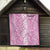 Hawaiian Lei Day Quilt Pink Hibiscus Flowers Lei Art