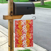 Hawaiian Lei Day Garden Flag Red Hibiscus Flowers Lei Art LT9 - Polynesian Pride