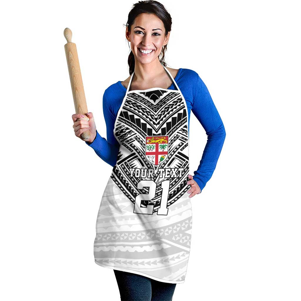 Flying Fijians Pacific Fiji Rugby Custom Apron Polynesian Pattern - Polynesian Pride