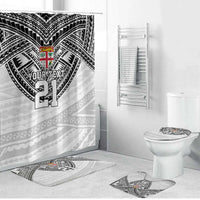 Flying Fijians Pacific Fiji Rugby Custom Bathroom Set Polynesian Pattern - Polynesian Pride