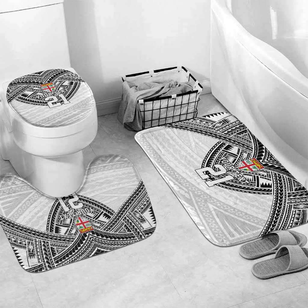 Flying Fijians Pacific Fiji Rugby Custom Bathroom Set Polynesian Pattern - Polynesian Pride