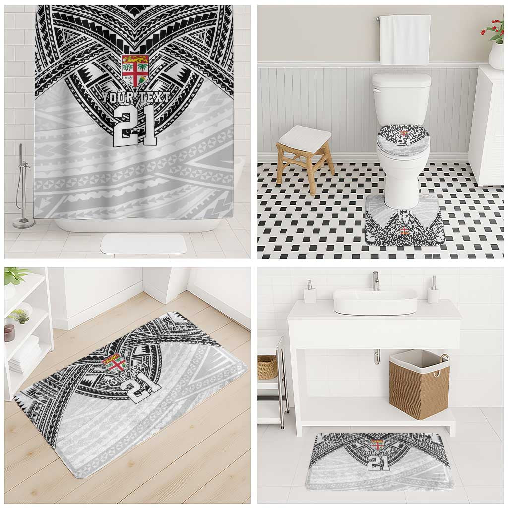 Flying Fijians Pacific Fiji Rugby Custom Bathroom Set Polynesian Pattern - Polynesian Pride