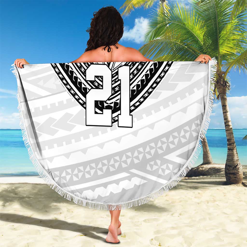 Flying Fijians Pacific Fiji Rugby Custom Beach Blanket Polynesian Pattern LT9 - Polynesian Pride
