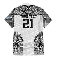 Flying Fijians Pacific Fiji Rugby Custom Family Matching Mermaid Dress and Hawaiian Shirt Polynesian Pattern