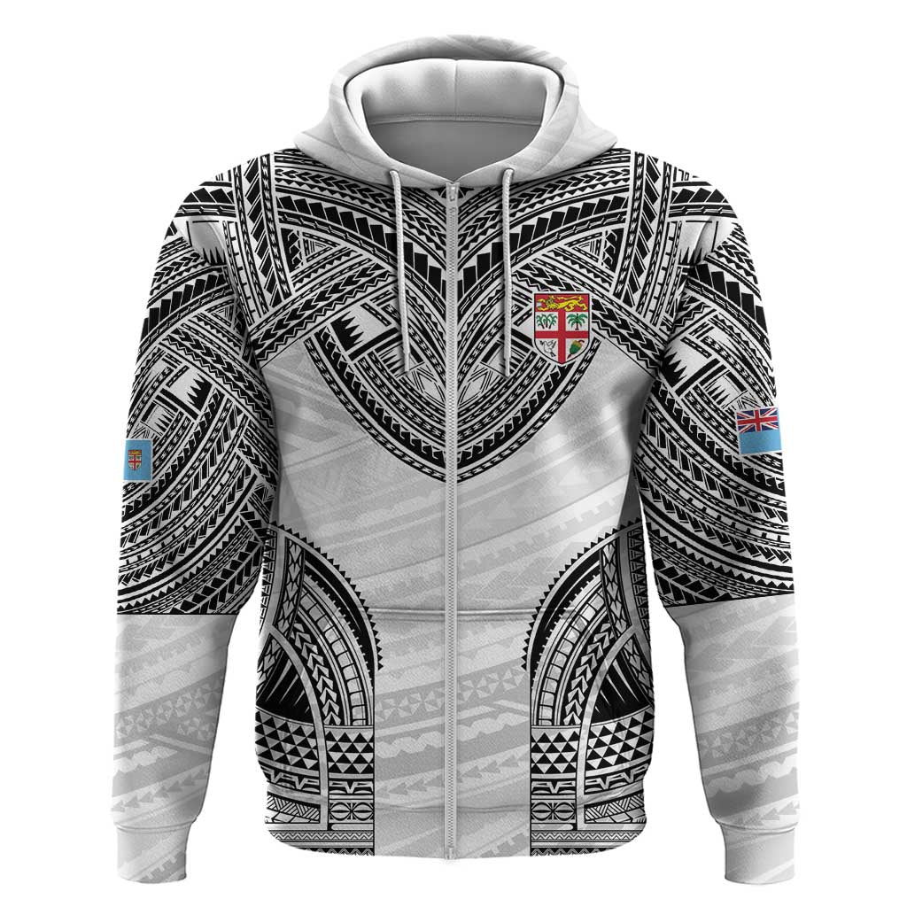 Flying Fijians Pacific Fiji Rugby Custom Hoodie Polynesian Pattern