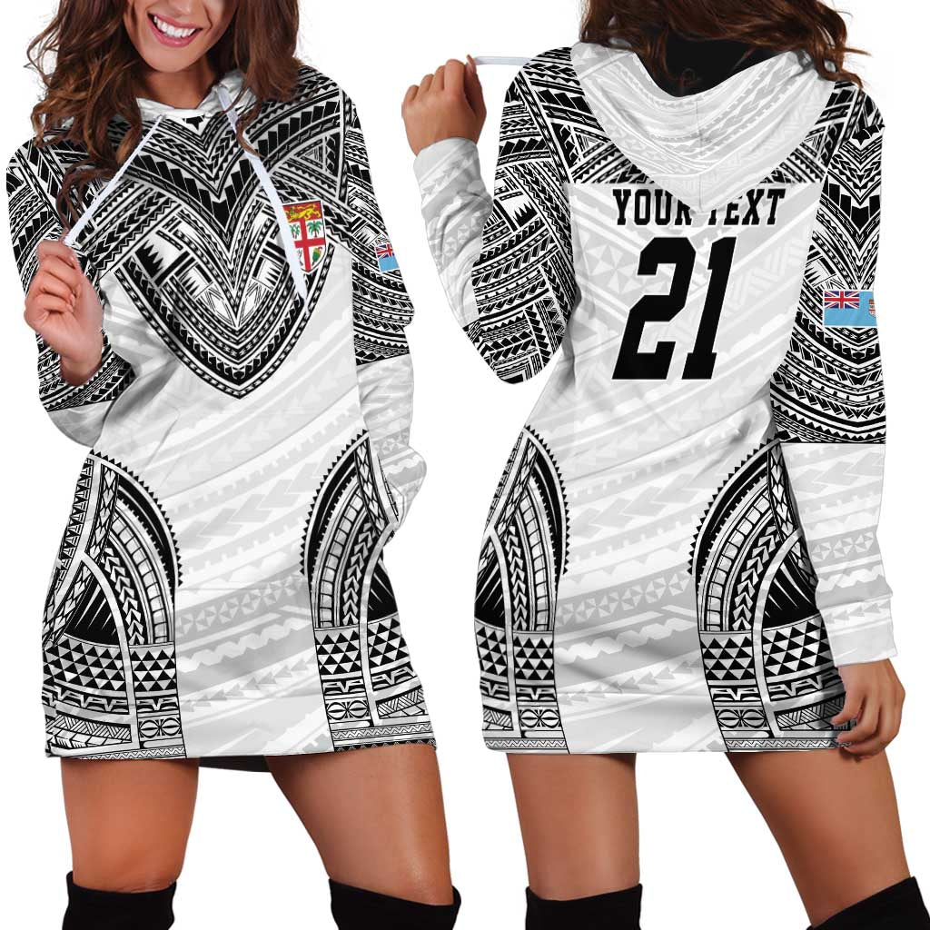 Flying Fijians Pacific Fiji Rugby Custom Hoodie Dress Polynesian Pattern LT9 - Polynesian Pride