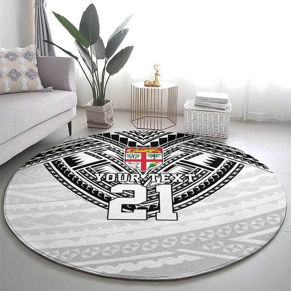 Home / Products / Flying Fijians Pacific Fiji Rugby Custom Round Carpet ...