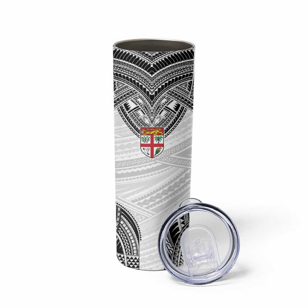 Flying Fijians Pacific Fiji Rugby Custom Skinny Tumbler Polynesian Pattern