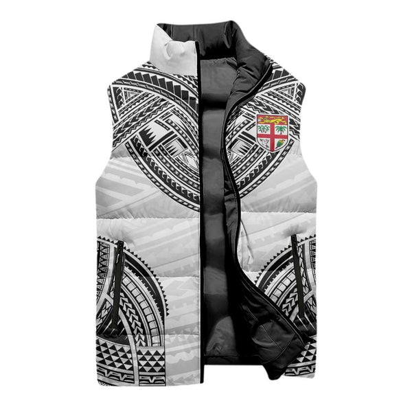 Flying Fijians Pacific Fiji Rugby Custom Sleeveless Puffer Jacket ...