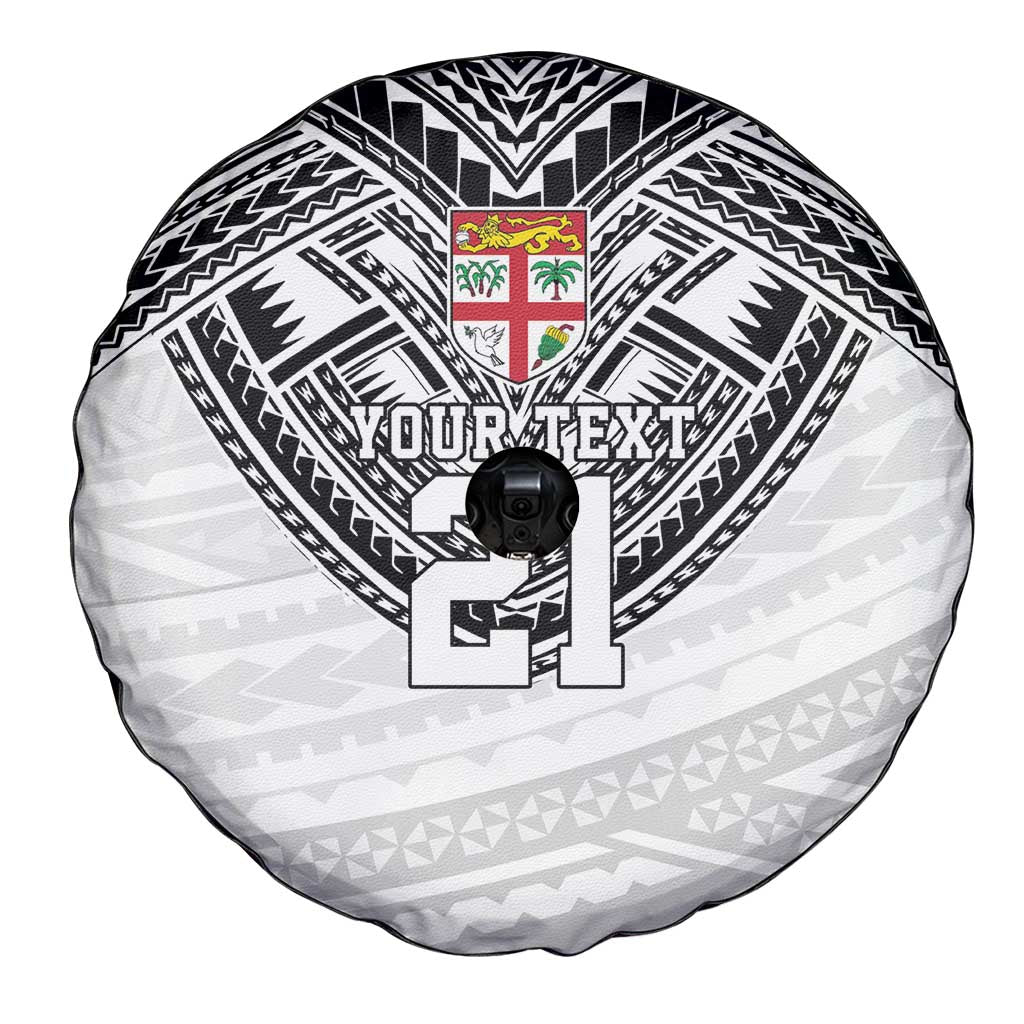 Flying Fijians Pacific Fiji Rugby Custom Spare Tire Cover Polynesian Pattern LT9 - Polynesian Pride