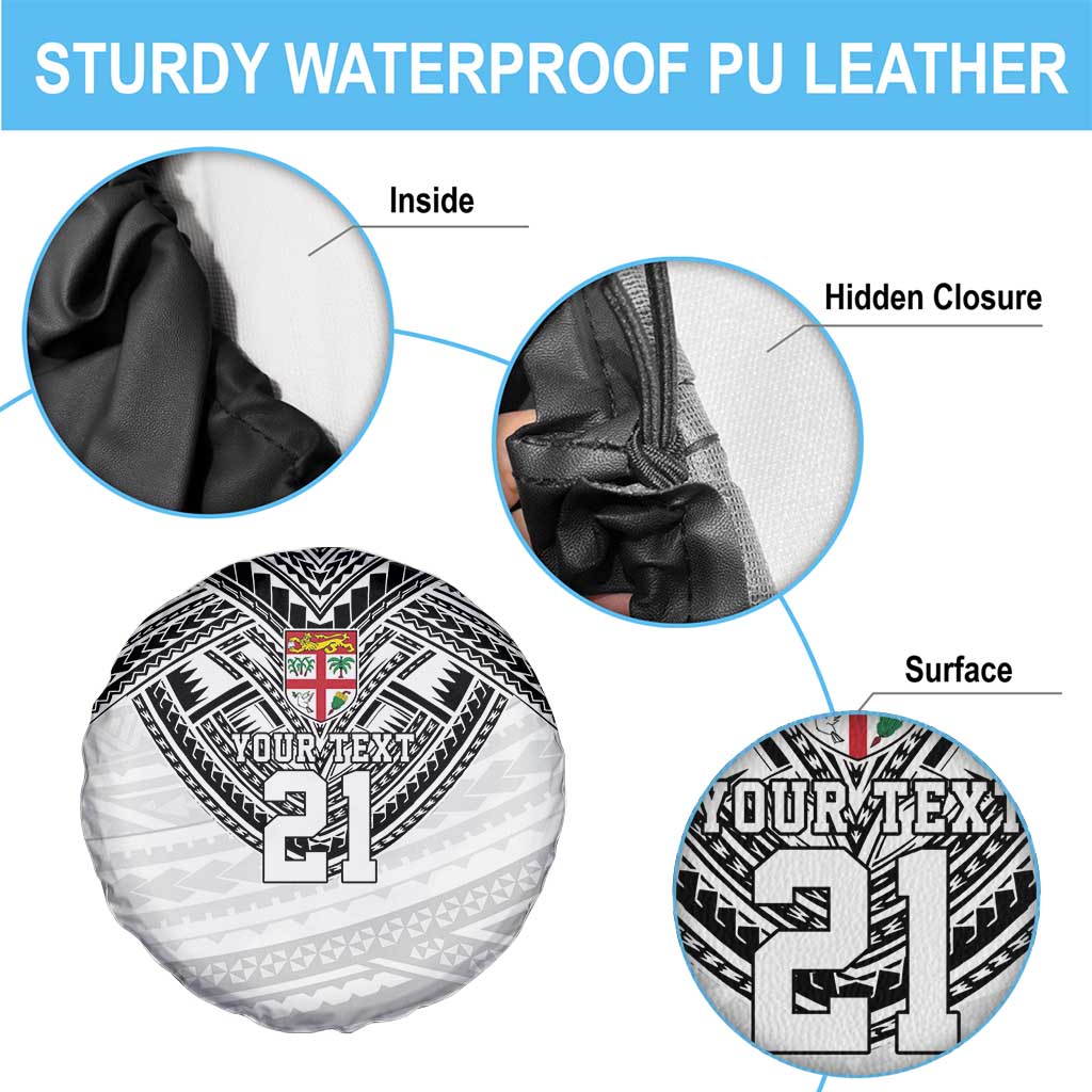 Flying Fijians Pacific Fiji Rugby Custom Spare Tire Cover Polynesian Pattern LT9 - Polynesian Pride