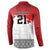 Ikale Tahi Pacific Tonga Rugby Custom Button Sweatshirt Tongan Ngatu with Flag Pattern