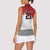 Ikale Tahi Pacific Tonga Rugby Custom Women Sleeveless Polo Shirt Tongan Ngatu with Flag Pattern