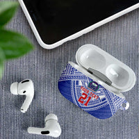 Manu Samoa Pacific Samoa Rugby Custom AirPods Case Polynesian Pattern - Polynesian Pride