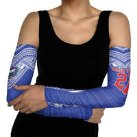 Manu Samoa Pacific Samoa Rugby Custom Arm Sleeves Polynesian Pattern - Polynesian Pride