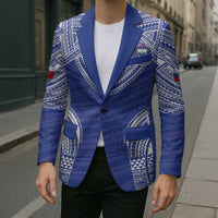 Manu Samoa Pacific Samoa Rugby Custom Blazer Polynesian Pattern - Polynesian Pride
