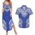 Manu Samoa Pacific Samoa Rugby Custom Couples Matching Summer Maxi Dress and Hawaiian Shirt Polynesian Pattern