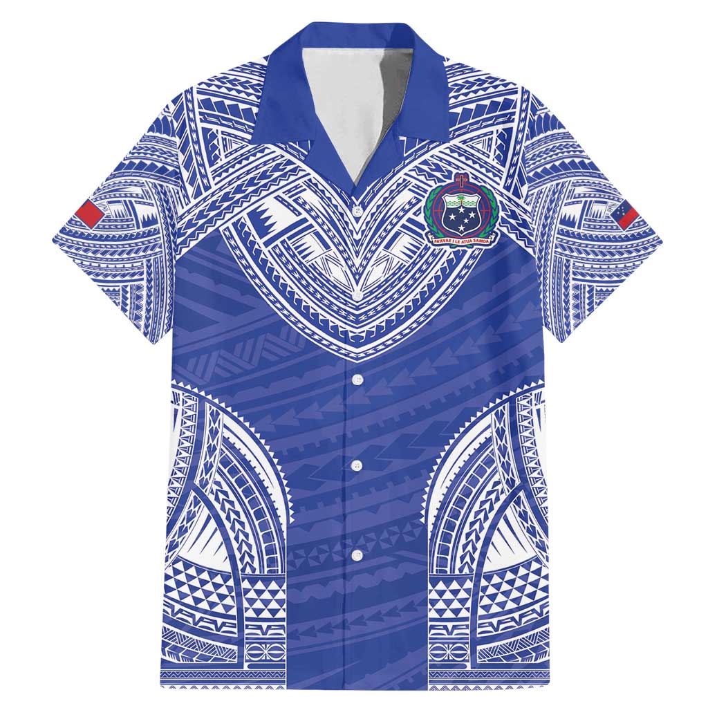 Manu Samoa Pacific Samoa Rugby Custom Family Matching Mermaid Dress and Hawaiian Shirt Polynesian Pattern