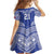Manu Samoa Pacific Samoa Rugby Custom Family Matching Off Shoulder Short Dress and Hawaiian Shirt Polynesian Pattern