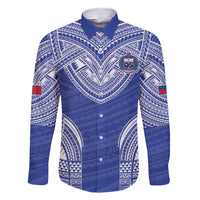 Manu Samoa Pacific Samoa Rugby Custom Family Matching Short Sleeve Bodycon Dress and Hawaiian Shirt Polynesian Pattern