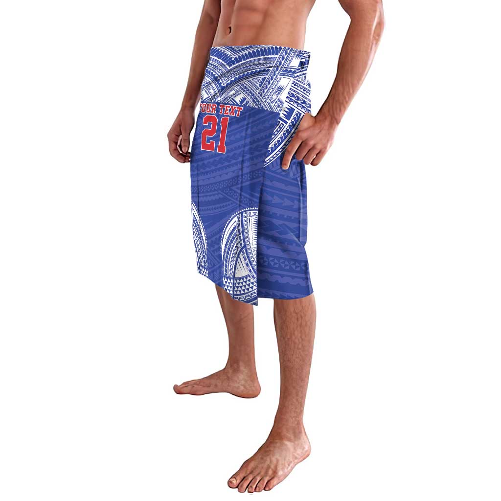 Manu Samoa Pacific Samoa Rugby Custom Lavalava Polynesian Pattern