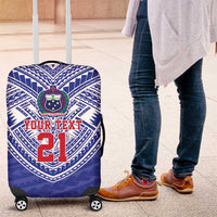 Manu Samoa Pacific Samoa Rugby Custom Luggage Cover Polynesian Pattern