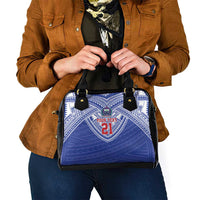 Manu Samoa Pacific Samoa Rugby Custom Shoulder Handbag Polynesian Pattern