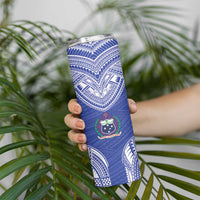Manu Samoa Pacific Samoa Rugby Custom Skinny Tumbler Polynesian Pattern LT9 - Polynesian Pride
