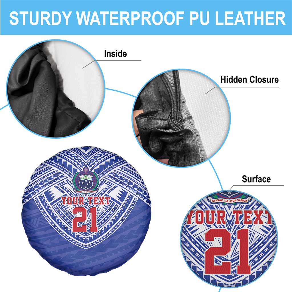 Manu Samoa Pacific Samoa Rugby Custom Spare Tire Cover Polynesian Pattern LT9 - Polynesian Pride