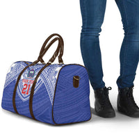 Manu Samoa Pacific Samoa Rugby Custom Travel Bag Polynesian Pattern - Polynesian Pride