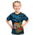 Fiji Islands Kid T Shirt With Polynesian Tribal Happy National Day LT9 Blue - Polynesian Pride