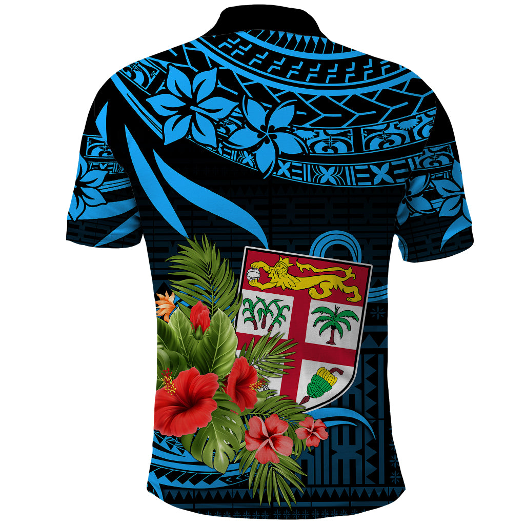 Fiji Islands Polo Shirt With Polynesian Tribal Happy National Day LT9 - Polynesian Pride