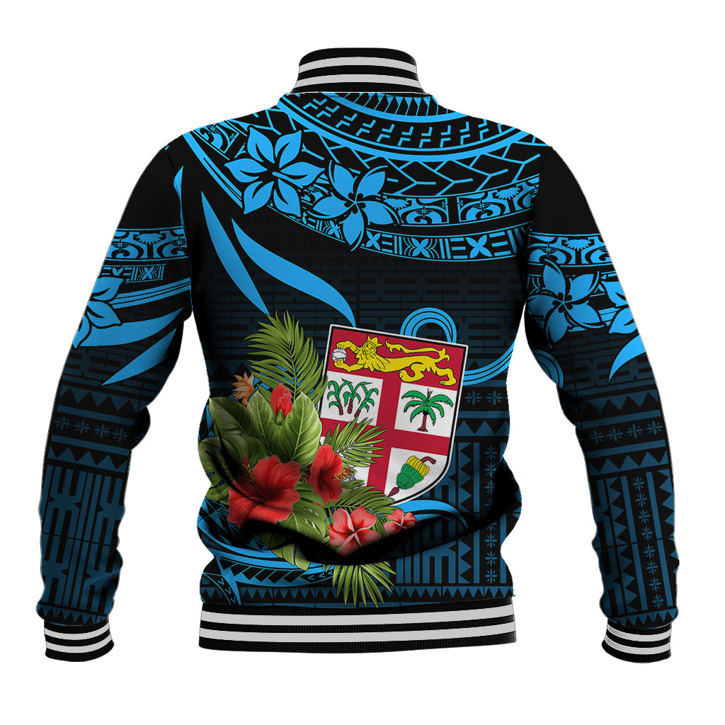 Custom Fiji Islands Baseball Jacket With Polynesian Tribal Happy National Day LT9 - Polynesian Pride