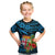 Custom Fiji Islands Kid T Shirt With Polynesian Tribal Happy National Day LT9 Blue - Polynesian Pride