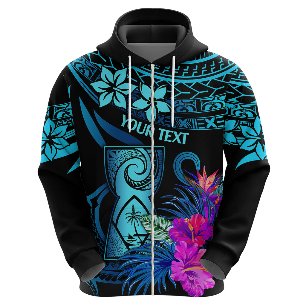 Custom Polynesian Guam Hoodie With Latte Stone Happy Liberation Day LT9 - Polynesian Pride