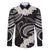 White Sunday Tokelau Gardenia Thunbergia Family Matching Mermaid Dress and Hawaiian Shirt Fakamalo Atu Kia Te Koutou Uma