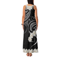 White Sunday Tokelau Gardenia Thunbergia Family Matching Tank Maxi Dress and Hawaiian Shirt Fakamalo Atu Kia Te Koutou Uma LT9 - Polynesian Pride
