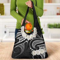 White Sunday Tokelau Gardenia Thunbergia Grocery Bag Fakamalo Atu Kia Te Koutou Uma