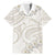 Tokelau Gardenia Thunbergia Family Matching Mermaid Dress and Hawaiian Shirt Black Polynesian Art Vibe