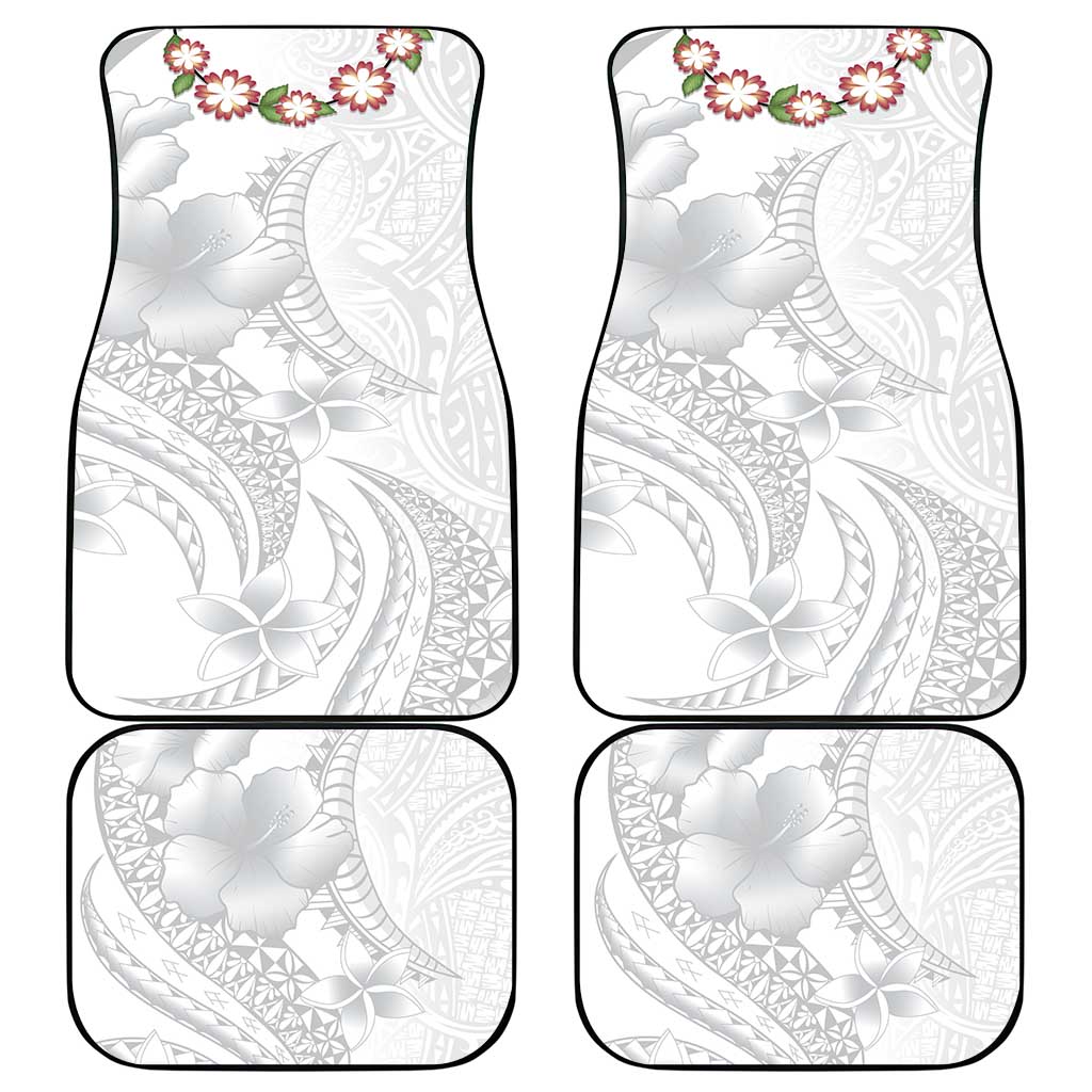 Manuia le Aso Sa o Tamaiti Tonga Car Mats White Sunday Heilala Lei