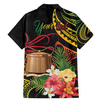 Personalised Tokelau Tropical Flowers Family Matching Tank Maxi Dress and Hawaiian Shirt Reggae Polynesian Art Vibe LT9 - Polynesian Pride