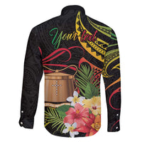 Personalised Tokelau Tropical Flowers Family Matching Tank Maxi Dress and Hawaiian Shirt Reggae Polynesian Art Vibe LT9 - Polynesian Pride