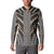 Brown Tongan Polynesian Tribal Button Sweatshirt - Polynesian Pride