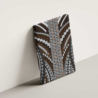 Brown Tongan Polynesian Tribal Canvas Wall Art - Polynesian Pride